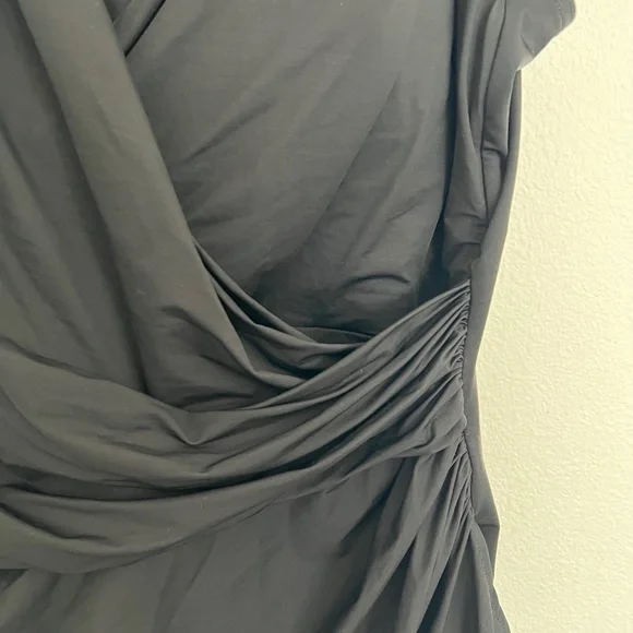 Lands End Women Plus Size SlenderSuit Tummy Control 22w Skirt One Piece Swimsuit - Picture 6 of 12